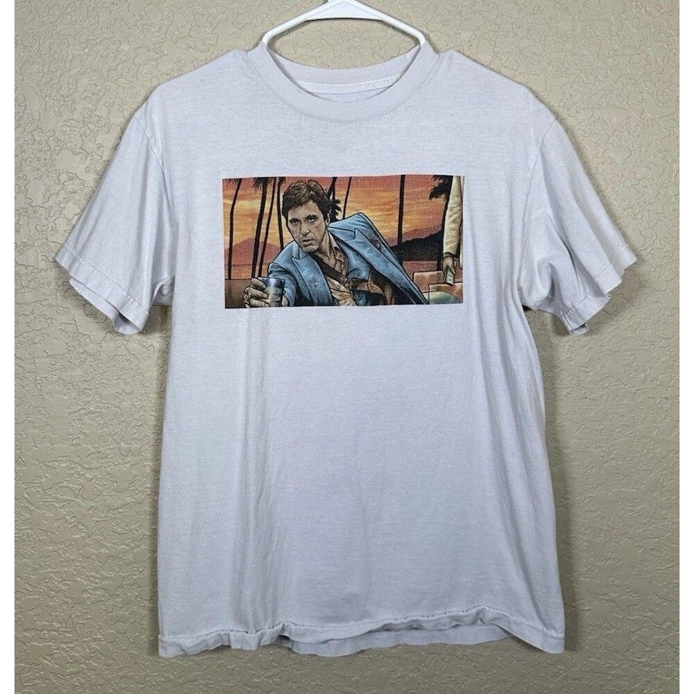DGK Dirty Ghetto Kids Scarface Tony Montana Graphic T-Shirt Adult Size M Medium